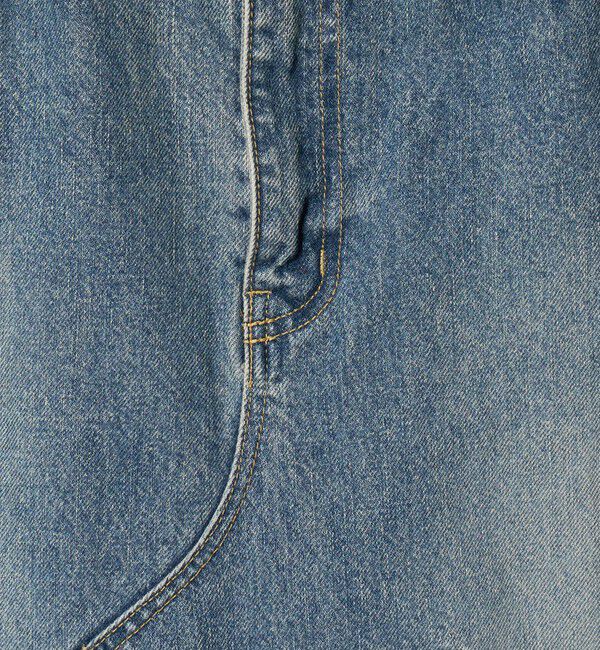 ASTRAET「＜ASTRAET＞13オンス デニム スリットスカート」|タイト|