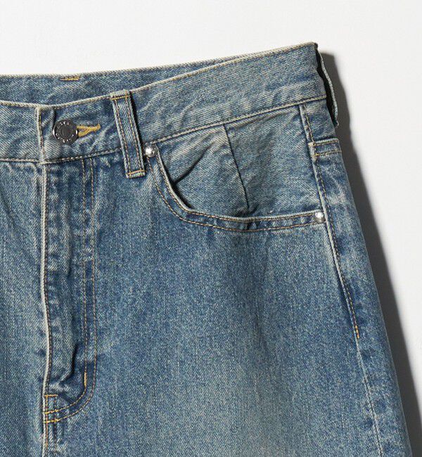 ASTRAET「＜ASTRAET＞13オンス デニム スリットスカート」|タイト|