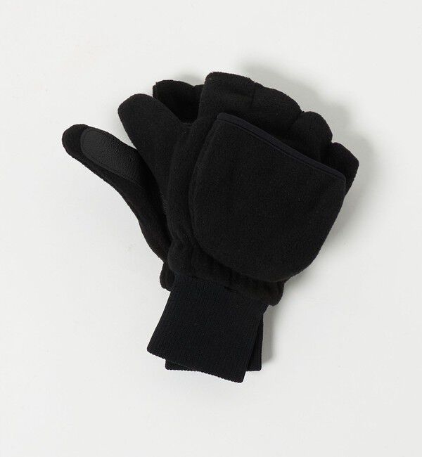UNITED ARROWS「＜DENTS＞フリース グローブ」|手袋|BLACK