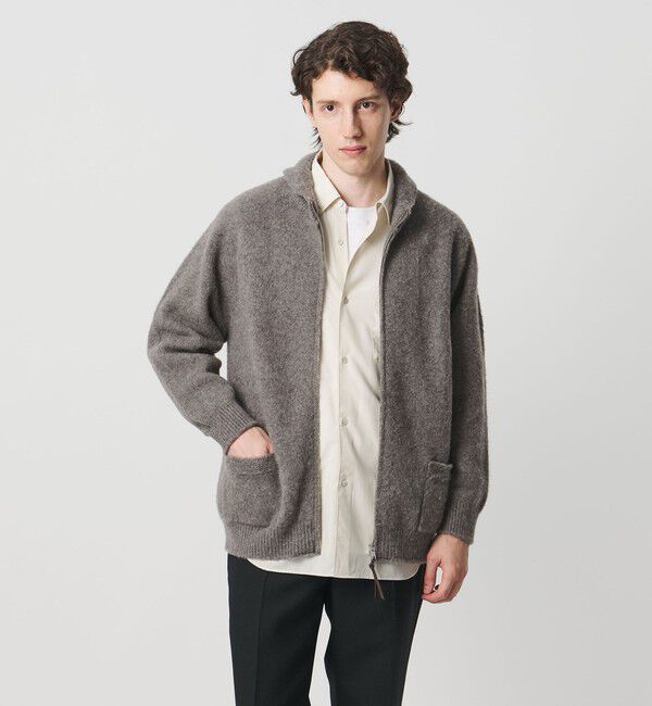 UNITED ARROWS「トッド＆ダンカン ブラッシュド カウチンニット」|カーディガン|