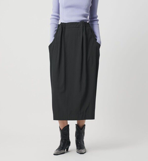 AEWEN MATOPH「＜AEWEN MATOPH＞ウエストタック ポケットスカート」|スカート|BLACK
