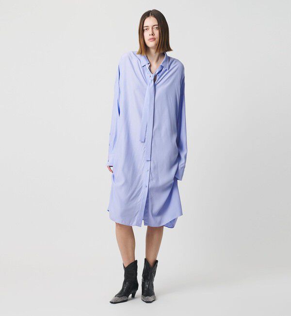 AEWEN MATOPH「＜AEWEN MATOPH＞ボウタイシャツワンピース ‐ ウォッシャブル ‐」|ワンピース|