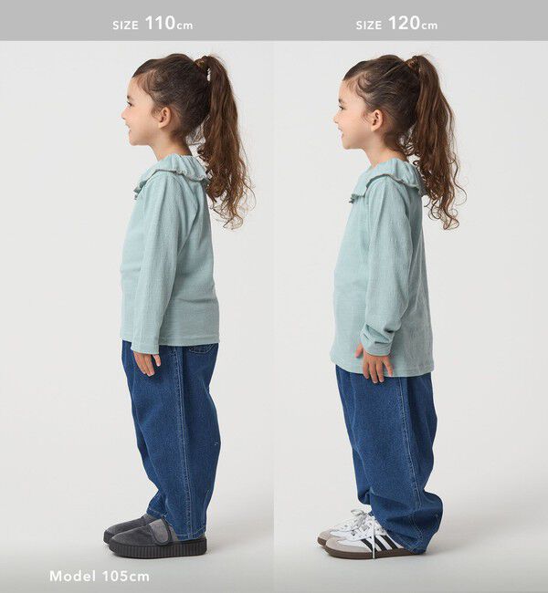 UNITED ARROWS green label relaxing「エリ付きトップス / キッズ  100cm-160cm」|Tシャツ・カットソー|