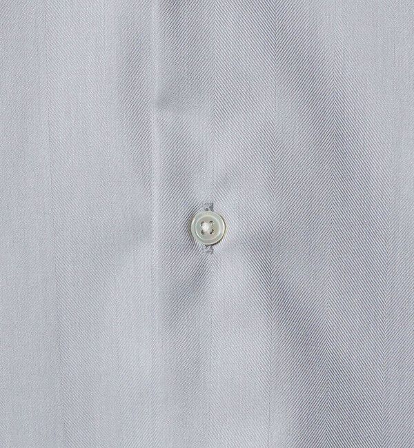 UNITED ARROWS green label relaxing「エブリット Cブラッシュド ヘリンボーン スナップ ボタンダウン シャツ -イージーアイロン・抗菌-」|シャツ・ブラウス|