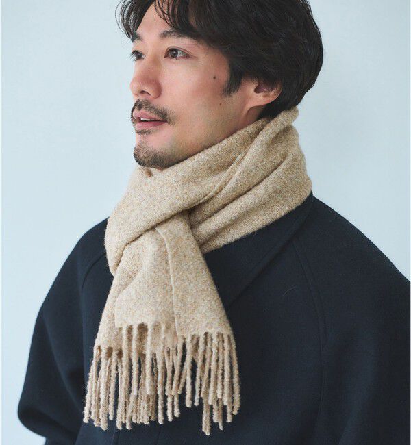 UNITED ARROWS green label relaxing「＜INCALPACA TPX＞ブークレ マフラー」|マフラー|BEIGE