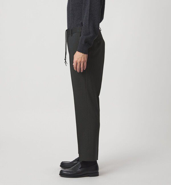 UNITED ARROWS green label relaxing「A+ ポリエステルツイード スタンダード イージー スラックス -ウォッシャブル・ストレッチ-」|スラックス|