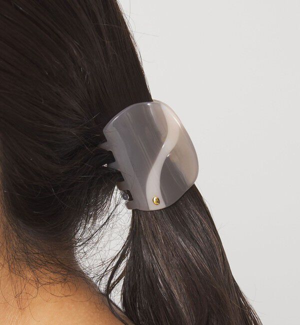 UNITED ARROWS green label relaxing「【WEB限定】マーブル ライン ヘアクリップ / バンズクリップ」|ヘアバンド|