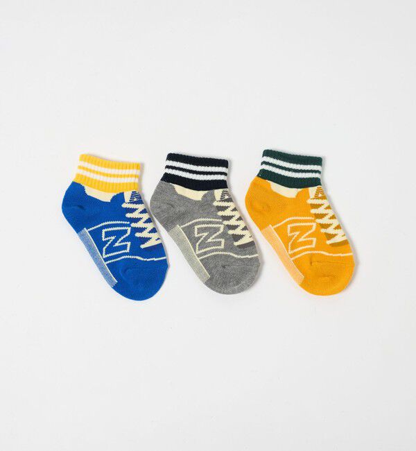 UNITED ARROWS green label relaxing「＜New Balance＞ボーイズ ソックス 3P / キッズ 13cm‐19cm」|ソックス|その他1
