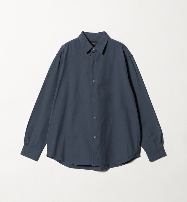 UNITED ARROWS green label relaxing「FINE BASIC スビン オックスフォード ジャストルーズ シャツ」|シャツ・ブラウス|DK.GRAY
