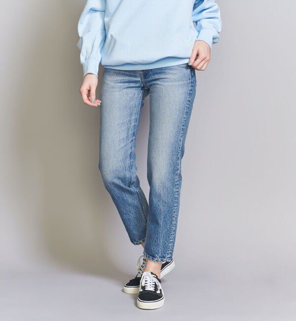 California General Store「<CGS.> オーガニック デニム ウォッシュド 5ポケットパンツ」|チノ|