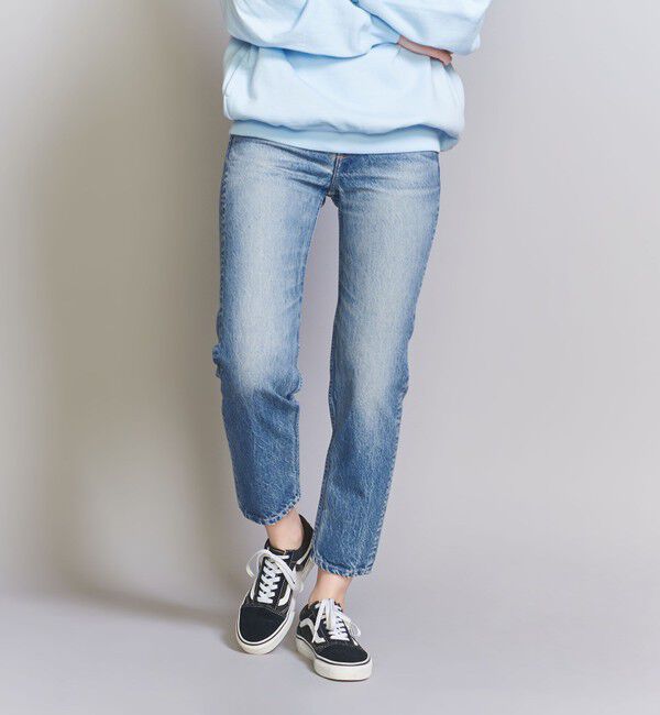 California General Store「<CGS.> オーガニック デニム ウォッシュド 5ポケットパンツ」|チノ|