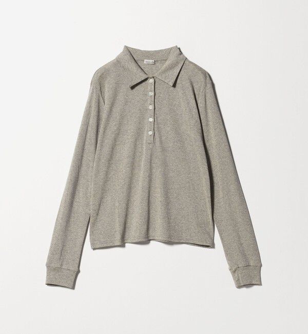 STEVEN ALAN「＜Steven Alan＞ラメ ジャージー ポロカットソー」|Tシャツ・カットソー|