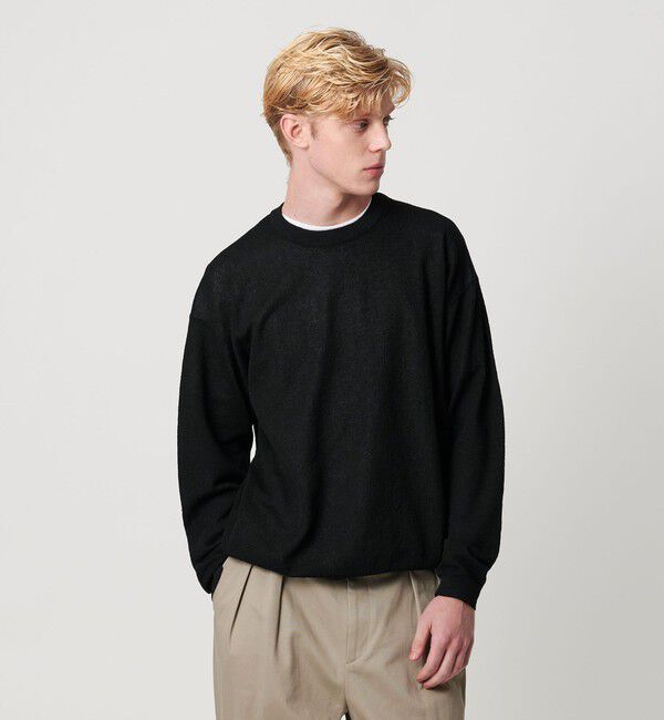 BEAUTY&YOUTH UNITED ARROWS「エア ミラノ クルーネック ニット 抗菌防臭」|ニット・セーター|