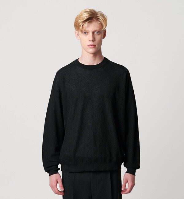 BEAUTY&YOUTH UNITED ARROWS「エア ミラノ クルーネック ニット 抗菌防臭」|ニット・セーター|