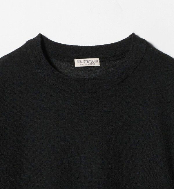 BEAUTY&YOUTH UNITED ARROWS「エア ミラノ クルーネック ニット 抗菌防臭」|ニット・セーター|