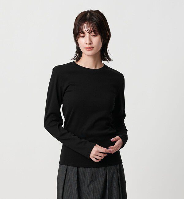 BEAUTY&YOUTH UNITED ARROWS「オーガニックコットンフライス ロングスリーブTシャツ」|Tシャツ・カットソー|