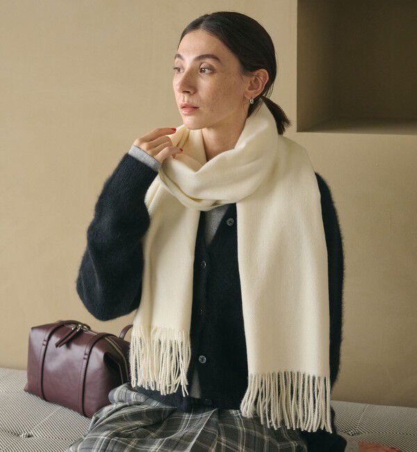 BEAUTY&YOUTH UNITED ARROWS「ソフト ソリッド ストール」|ストール|OFF WHITE