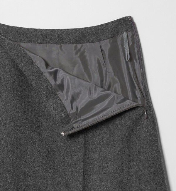 BEAUTY&YOUTH UNITED ARROWS「毛ポリエステル フランネル プレスフレアスカート」|フレア|