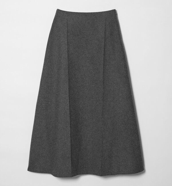 BEAUTY&YOUTH UNITED ARROWS「毛ポリエステル フランネル プレスフレアスカート」|フレア|