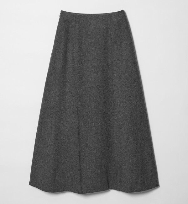 BEAUTY&YOUTH UNITED ARROWS「毛ポリエステル フランネル プレスフレアスカート」|フレア|