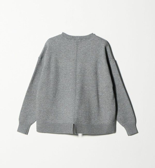 BEAUTY&YOUTH UNITED ARROWS「【WEB限定】スウェット&times;ニット コンビプルオーバー ウォッシャブル」|ニット・セーター|