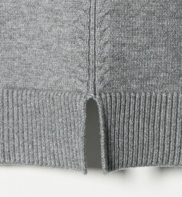 BEAUTY&YOUTH UNITED ARROWS「【WEB限定】スウェット&times;ニット コンビプルオーバー ウォッシャブル」|ニット・セーター|