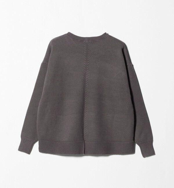 BEAUTY&YOUTH UNITED ARROWS「【WEB限定】スウェット&times;ニット コンビプルオーバー ウォッシャブル」|ニット・セーター|