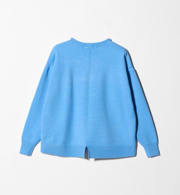 BEAUTY&YOUTH UNITED ARROWS「【WEB限定】スウェット&times;ニット コンビプルオーバー ウォッシャブル」|ニット・セーター|