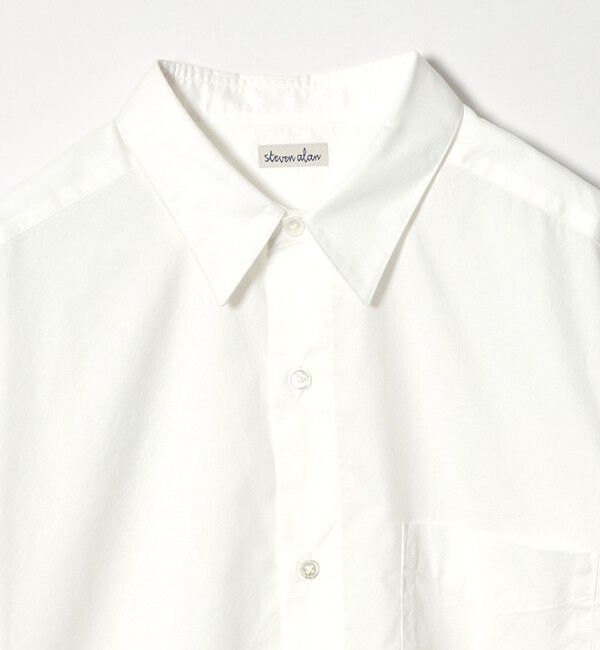 STEVEN ALAN「＜Steven Alan＞ 80 コンパクトヤーン ツイル レギュラーカラー シャツ NARROW」|シャツ・ブラウス|
