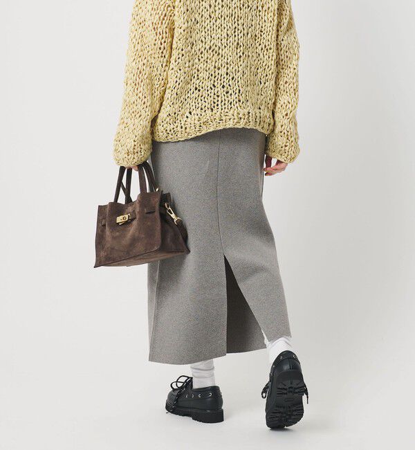 BEAUTY&YOUTH UNITED ARROWS「【WEB限定 Wardrobe DAILY MINIMAL】ミラノリブ ニットスカート ウォッシャブル」|スカート|