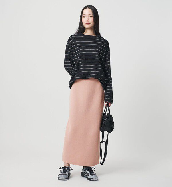 BEAUTY&YOUTH UNITED ARROWS「【WEB限定 Wardrobe DAILY MINIMAL】ミラノリブ ニットスカート ウォッシャブル」|スカート|LT.PINK