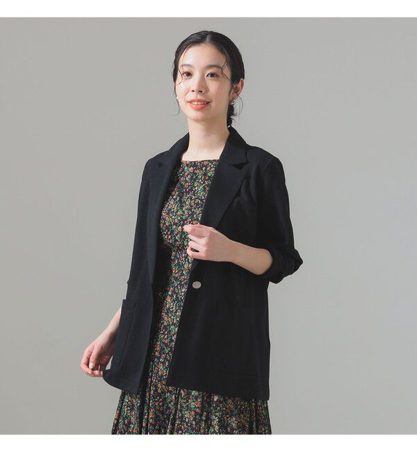 Demi-Luxe BEAMS 「テーラード カノコ ジャケット」|ダッフルコート|NAVY