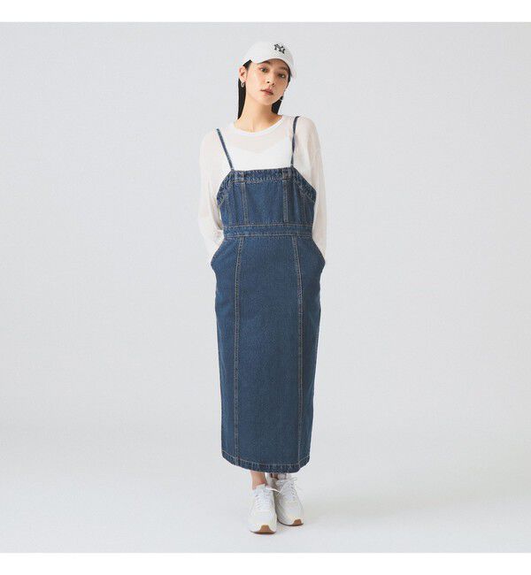 Ray BEAMS 「デニム タイト キャミ ワンピース」|ワンピース|