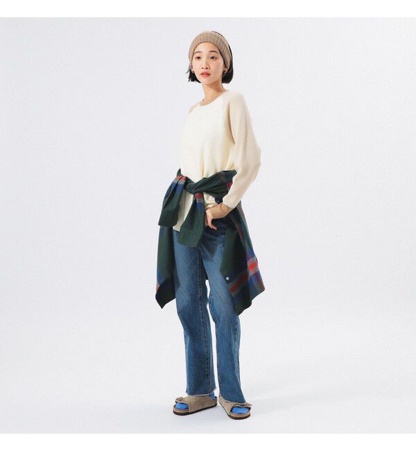 BEAMSBOY「14ゲージ ワッフル クルー」|ニット・セーター|