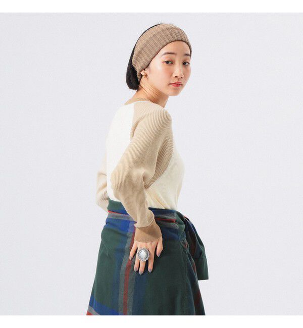 BEAMSBOY「14ゲージ ワッフル クルー」|ニット・セーター|