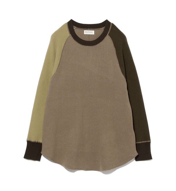 BEAMSBOY「14ゲージ ワッフル クルー」|ニット・セーター|