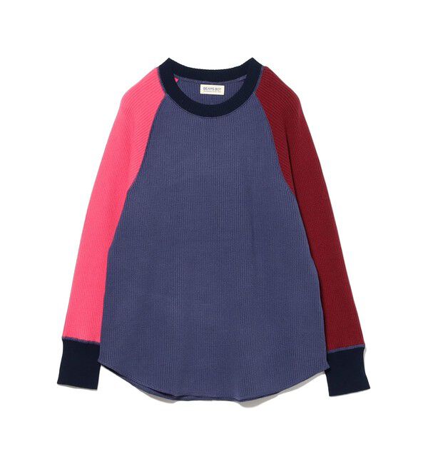 BEAMSBOY「14ゲージ ワッフル クルー」|ニット・セーター|