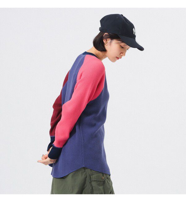 BEAMSBOY「14ゲージ ワッフル クルー」|ニット・セーター|