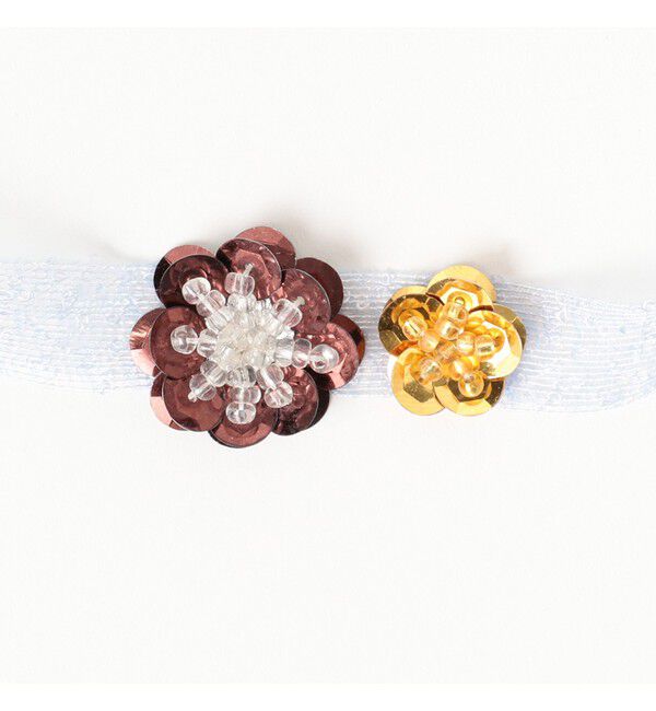 Ray BEAMS 「フラワー リボン ネックレス」|ネックレス|