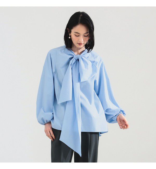 Demi-Luxe BEAMS 「マルチウェイ ボウタイ ブラウス」|シャツ・ブラウス|SAX