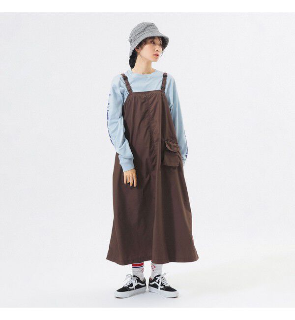 BEAMSBOY「【別注】THE NORTH FACE PURPLE LABEL / フィールド ジャンパー スカート」|ワンピース|BROWN