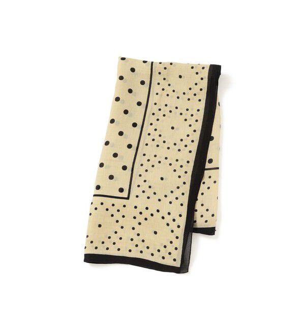 Demi-Luxe BEAMS 「ｍanipuri / ジオメトリック ドット ストール」|ストール|