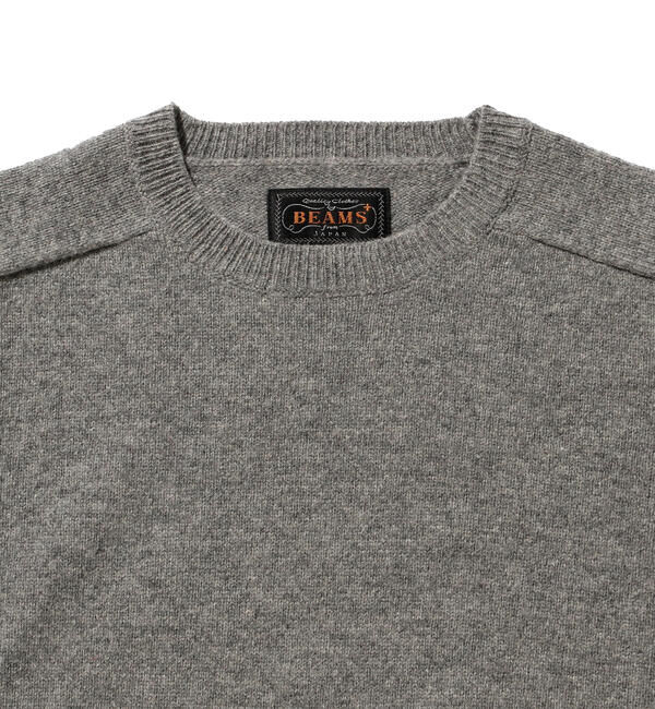 BEAMS PLUS「BEAMS PLUS / 9ゲージ クルーネックニット」|ニット・セーター|