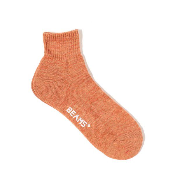 BEAMS PLUS「BEAMS PLUS / Short Pile Socks」|ソックス|ORANGE