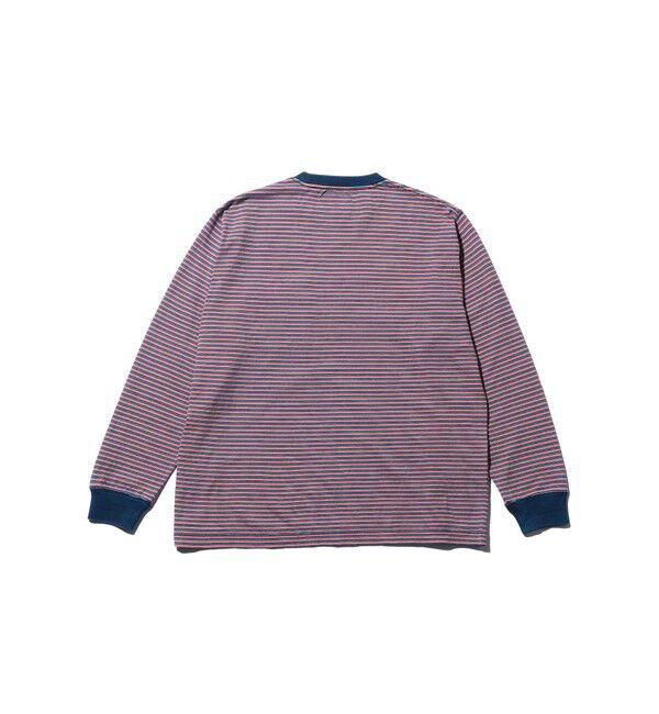 BEAMS PLUS「Pocket Tee Indigo Stripe」|Tシャツ・カットソー|