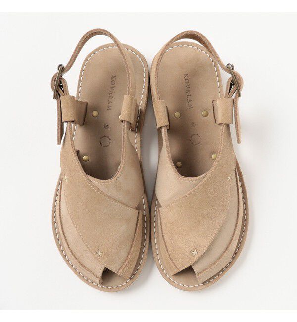BEAMS PLUS「KOVALAM / 別注 X-STRAP SANDAL SUEDE」|サンダル|