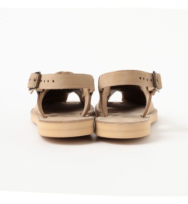BEAMS PLUS「KOVALAM / 別注 X-STRAP SANDAL SUEDE」|サンダル|