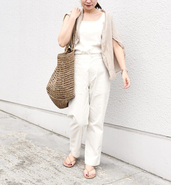 SHIPS for women「【WEB限定】ストレッチ ベーシック ベイカー パンツ」|その他|