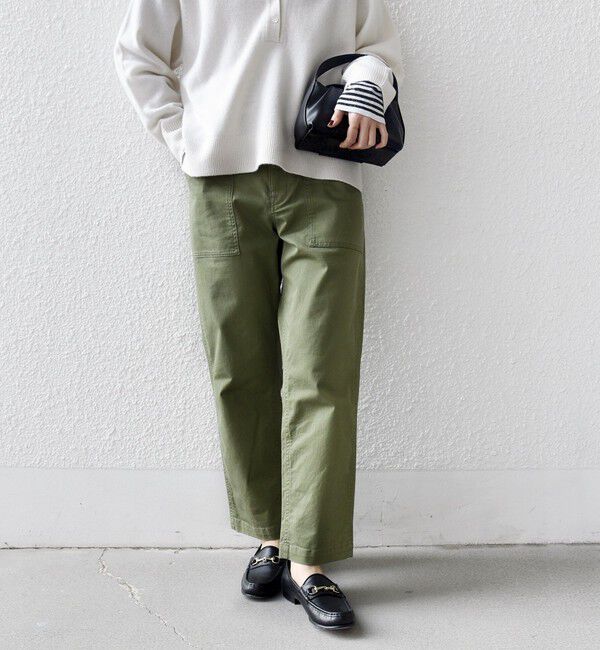 SHIPS for women「【WEB限定】ストレッチ ベーシック ベイカー パンツ」|その他|