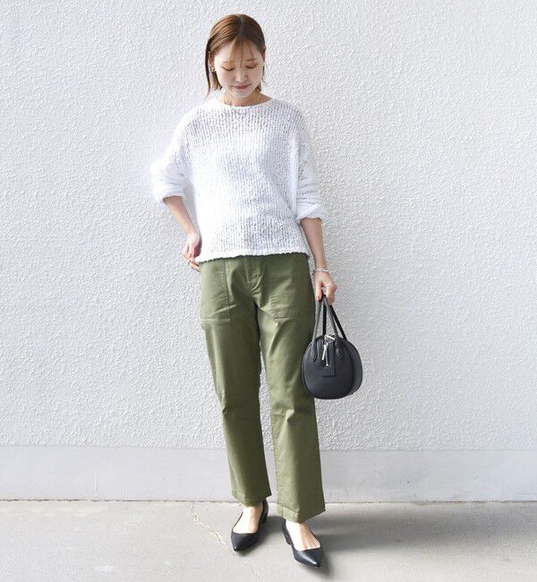 SHIPS for women「【WEB限定】ストレッチ ベーシック ベイカー パンツ」|その他|